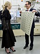 Mnuchin's wife Louise Linton holds onto sheets of bills | Daily Mail Online