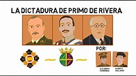 La Dictadura de Primo de Rivera (1923 - 1930) - YouTube