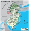 New York New Jersey Map - New York on a Map