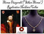 "Silken Thomas" Thomas Fitzgerald Portrait Replication Necklace ...