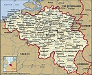 Belgium geographical facts. Map of Belgium with cities. Belgium on the ...