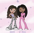 Dibujo personalizado de Bratz Doll Duo | Etsy