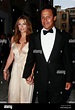 Elizabeth Hurley and her husband Arun Nayar arrive at the Valentino ...