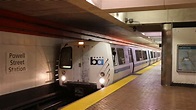 San Francisco Bay Area Rapid Transit (BART) Trains and Ride to the ...