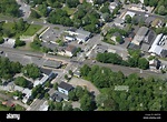 Aerial view of Whitehouse Station, Readington, New Jersey Stock Photo ...