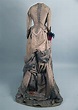 Walking dress 1870s | Mode, Robe, Belle époque