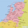 Niederlande Karte : Karte Niederlande von Rolf - Landkarte für die ...