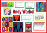 Andy Warhol Knowledge Organiser | Teaching Resources