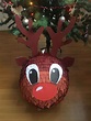 Reindeer pinata | Piñatas de reno, Piñatas originales navideñas ...