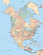 Maps of North America and North American countries | Political maps ...