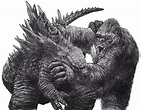 Godzilla vs. Kong Sketch by MainMonsterMan : r/Monsterverse