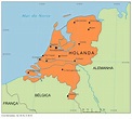 Descubra detalhes sobre o mapa da Holanda - Morar e viajar