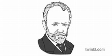 piotr ilich tchaikovsky bianco e nero - Twinkl