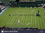 Wimbledon Championships 2009, high view of the Centre Court Stock Photo ...
