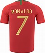 Nike Ronaldo # 7 Portugal Home Jersey de fútbol UEFA Euro 2016, Rojo ...