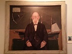 Captain Samuel Gilman Harding (1843-1947). Portrait painted by ...