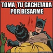 Meme Batman slaps Robin - toma tu cachetada por besarme - 16478973