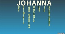 The meaning of johanna - Name meanings