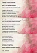 50 Lovely Family Love Poems - Poems Ideas