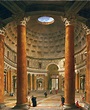 Giovanni Paolo Pannini, 1691-1765, Interior of the Pantheon, Rome, 1732 ...