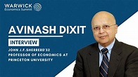 Professor Avinash Dixit | Warwick Economics Summit 2020 - YouTube