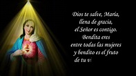 Dios Te Salve Maria En Ingles Para Niños - Hábitos de Niños