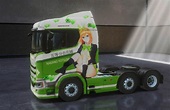 Scania S skin Nakano YOTSUBA Anime TOE3 Skin - Truckers of Europe 3 Skins