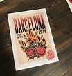 Barcelona Rosa De Foc Sheet - Etsy