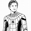 Dibujos De Peter Parker Spiderman Para Colorear Para Colorear Pintar E ...