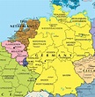 Alemania - Mapa de las Ciudades