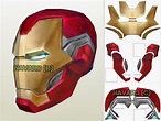 Printable Iron Man Helmet Template - missbrightsideanna