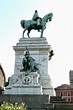 Equestrian statue of Giuseppe Garibaldi in Milan Italy
