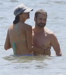 Actor Gerard Butler and his girlfriend Morgan Brown pack on the PDA ...