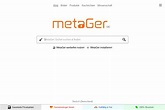 MetaGer - deutschsprachige Metasuchmaschine