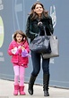 Katie Holmes takes daughter Suri on playdate in chilly New York | Daily ...