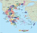 greece political map. Illustrator Vector Eps maps. Eps Illustrator Map ...