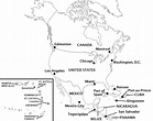 North America Map Quiz | Metro Map
