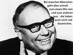 41 Sprüche Und Zitate Von Heinz Erhardt - Zitat Weise