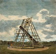 Astronomy: a 40-foot telescope constructed by William Herschel, in use ...