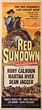 Red Sundown, 1956, Rory Calhoun, Original Insert, (14x36) -5