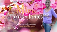 Celebrating The Life Of: Mary Parris-James AKA JEMMA - YouTube
