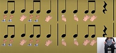 wikimusiquita: Musicograma: Dance Monkey. Percusión corporal.