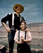 RIO GRANDE (1950) - John Wayne and his son Patrick Wayne on location in ...