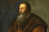 » Titian, two portraits of Pietro Aretino