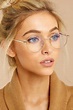 Blaulichtfilter-Brille für Damen im Retro-Look, ohne Korrektur ...