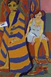 Ernst Ludwig Kirchner. Autorretrato con modelo (1910). - 3 minutos de arte