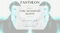 Carl Sigismund Kunth Biography - German botanist (1788–1850) | Pantheon