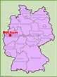 Bochum location on the Germany map - Ontheworldmap.com