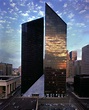 Pennzoil Place Houston by Philip Johnson and John Burgee (1975). The ...