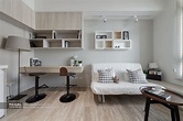 柔和輕工業風的八坪單身小套房 - 簡約風格-室內設計案例 - id SHOW